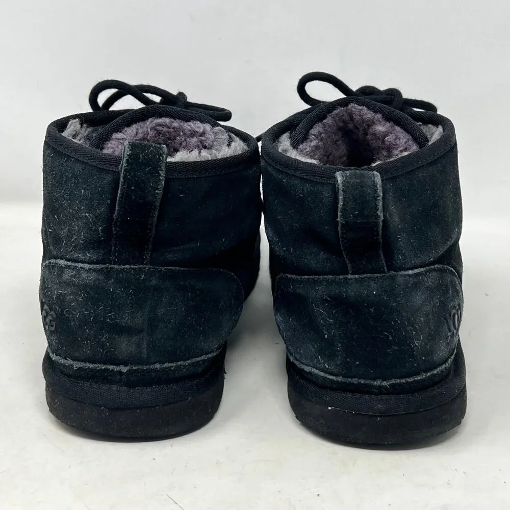 UGG 3236 Neumel Women's Suede‎ Wool Chukka Ankle Boots - Black - Size 12